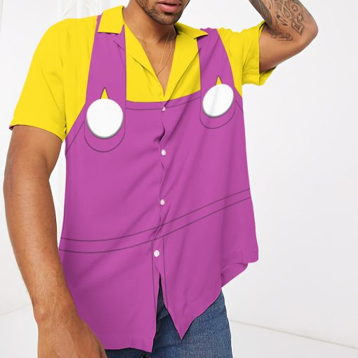 Gearhumans 3D Wario Custom Short Sleeve Shirt - Image 7