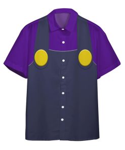 Gearhumans 3D Waluigi Custom Short Sleeve Shirt