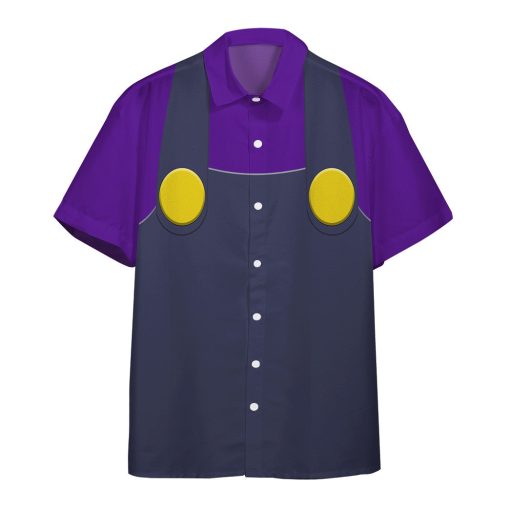 Gearhumans 3D Waluigi Custom Short Sleeve Shirt