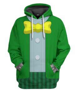 Gearhumans 3D Mario Topper the Broodal Hat & Suit Custom Hoodie Tshirt Apparel
