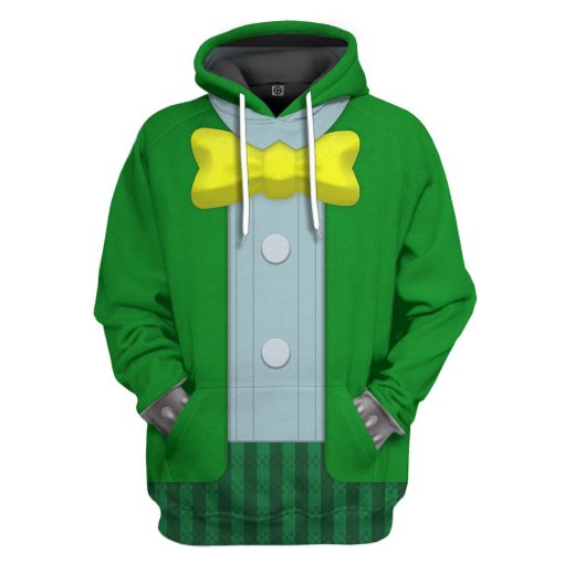 Gearhumans 3D Mario Topper the Broodal Hat & Suit Custom Hoodie Tshirt Apparel