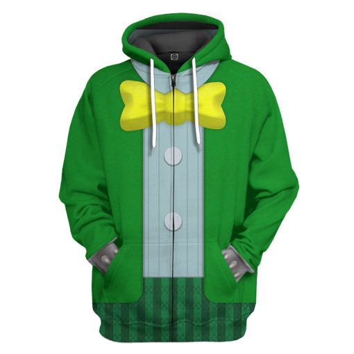 Gearhumans 3D Mario Topper the Broodal Hat & Suit Custom Hoodie Tshirt Apparel - Image 7