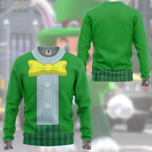 Gearhumans 3D Mario Topper the Broodal Hat & Suit Custom Hoodie Tshirt Apparel - Image 17