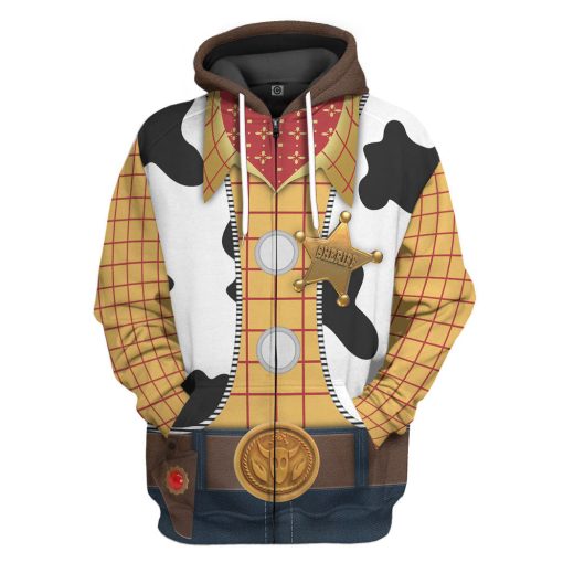 Gearhumans 3D Movie Toy Story Series Woody Cosplay Tshirt Hoodie Apparel 4 Gearhumans 3D Movie Toy Story Series Woody Cosplay Tshirt Hoodie Apparel - Image 4