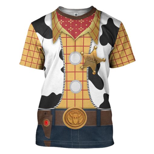 Gearhumans 3D Movie Toy Story Series Woody Cosplay Tshirt Hoodie Apparel 3 Gearhumans 3D Movie Toy Story Series Woody Cosplay Tshirt Hoodie Apparel - Image 3