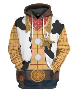 Gearhumans 3D Movie Toy Story Series Woody Cosplay Tshirt Hoodie Apparel
