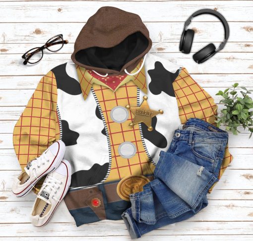Gearhumans 3D Movie Toy Story Series Woody Cosplay Tshirt Hoodie Apparel 9 Gearhumans 3D Movie Toy Story Series Woody Cosplay Tshirt Hoodie Apparel - Image 9
