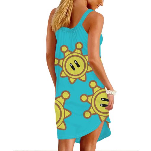 Gearhumans 3D Mario Sunshine Custom Beach Dress 3 Gearhumans 3D Mario Sunshine Custom Beach Dress - Image 3