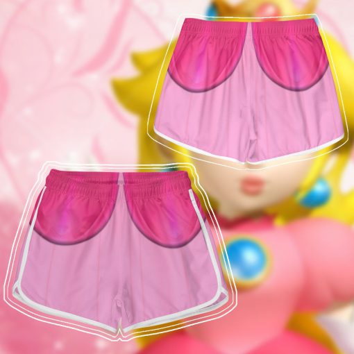 Gearhumans 3D Princess Peach Custom Short Sleeve Shirt - Image 17