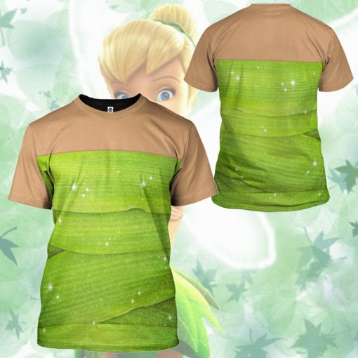 Gearhumans 3D Tinker Bell Custom Hoodie Tshirt Apparel 15 Gearhumans 3D Tinker Bell Custom Hoodie Tshirt Apparel - Image 15