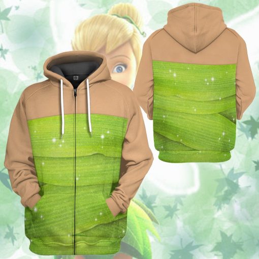 Gearhumans 3D Tinker Bell Custom Hoodie Tshirt Apparel 17 Gearhumans 3D Tinker Bell Custom Hoodie Tshirt Apparel - Image 17
