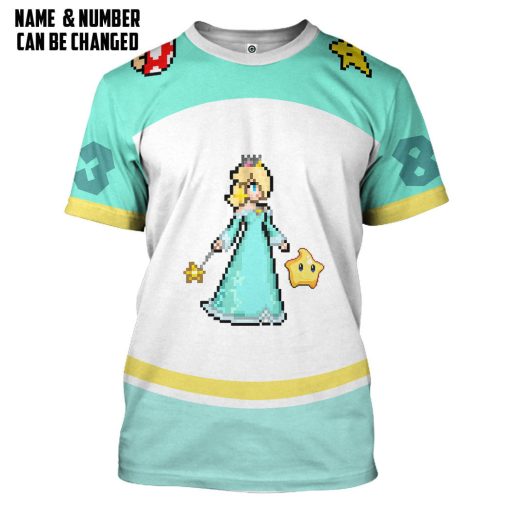 Gearhumans 3D Rosalina Sports Custom Name Custom Number Hoodie Tshirt Apparel