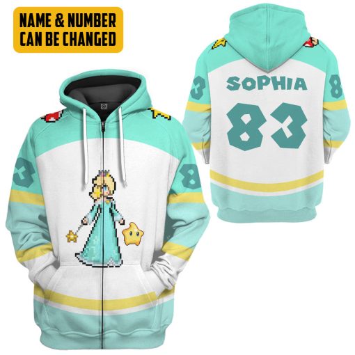 Gearhumans 3D Rosalina Sports Custom Name Custom Number Hoodie Tshirt Apparel