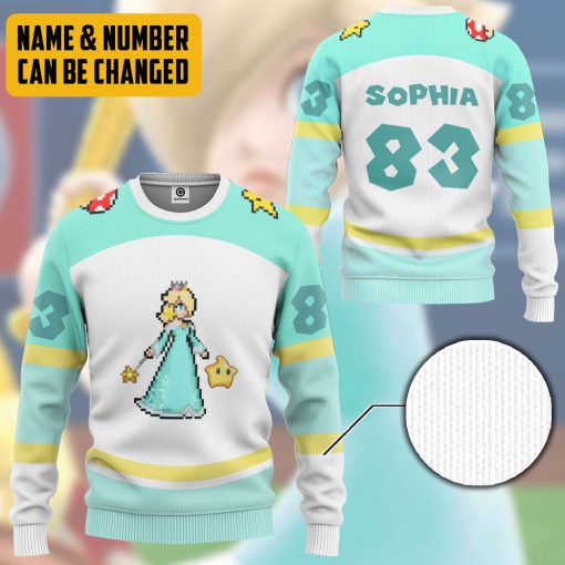 Gearhumans 3D Rosalina Sports Custom Name Custom Number Hoodie Tshirt Apparel