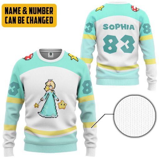 Gearhumans 3D Rosalina Sports Custom Name Custom Number Hoodie Tshirt Apparel