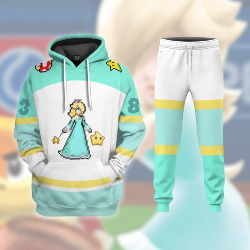 Gearhumans 3D Rosalina Sports Custom Name Custom Number Hoodie Tshirt Apparel