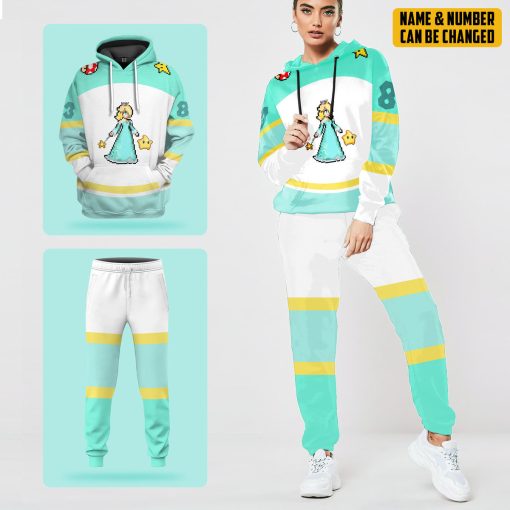 Gearhumans 3D Rosalina Sports Custom Name Custom Number Hoodie Tshirt Apparel