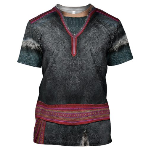 Gearhumans 3D Kristoff Frozen Custom Hoodie Tshirt Apparel 3 Gearhumans 3D Kristoff Frozen Custom Hoodie Tshirt Apparel - Image 3
