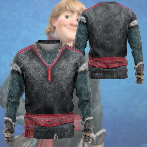 Gearhumans 3D Kristoff Frozen Custom Hoodie Tshirt Apparel 10 Gearhumans 3D Kristoff Frozen Custom Hoodie Tshirt Apparel - Image 10