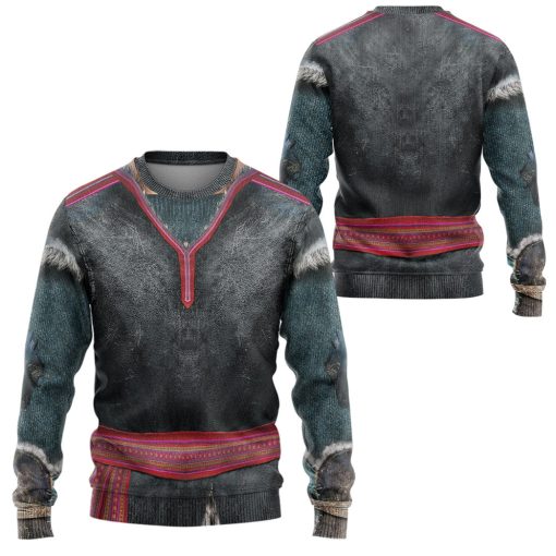 Gearhumans 3D Kristoff Frozen Custom Hoodie Tshirt Apparel 6 Gearhumans 3D Kristoff Frozen Custom Hoodie Tshirt Apparel - Image 6