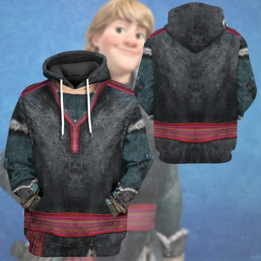 Gearhumans 3D Kristoff Frozen Custom Hoodie Tshirt Apparel 9 Gearhumans 3D Kristoff Frozen Custom Hoodie Tshirt Apparel - Image 9