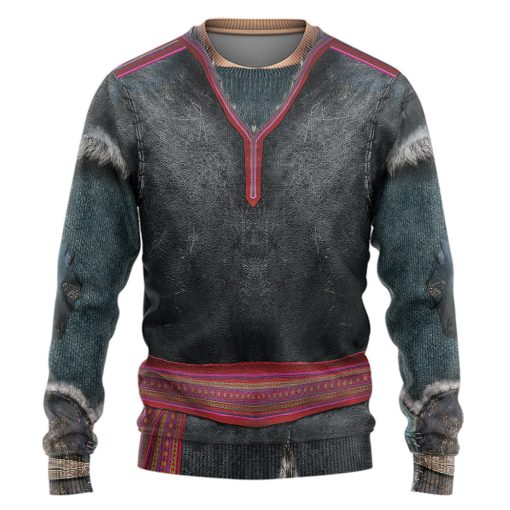 Gearhumans 3D Kristoff Frozen Custom Hoodie Tshirt Apparel 2 Gearhumans 3D Kristoff Frozen Custom Hoodie Tshirt Apparel - Image 2