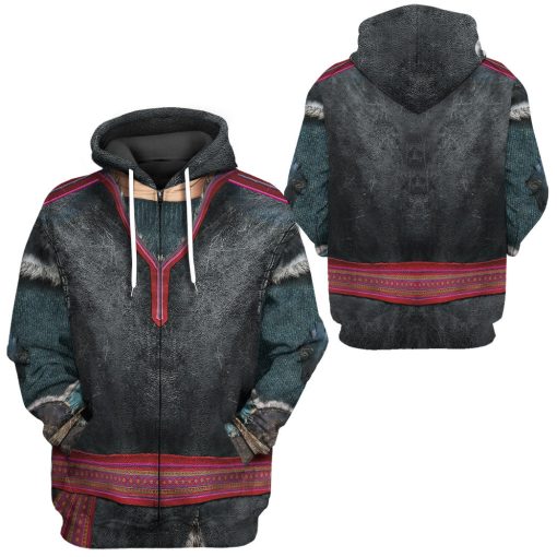 Gearhumans 3D Kristoff Frozen Custom Hoodie Tshirt Apparel 8 Gearhumans 3D Kristoff Frozen Custom Hoodie Tshirt Apparel - Image 8