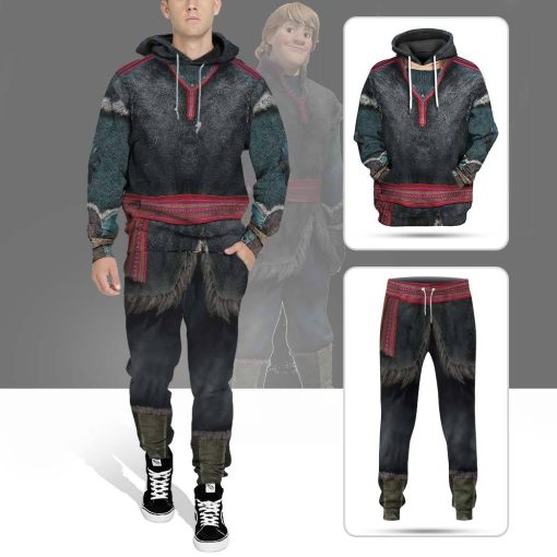 Gearhumans 3D Kristoff Frozen Custom Sweatpants 4 Gearhumans 3D Kristoff Frozen Custom Sweatpants - Image 4