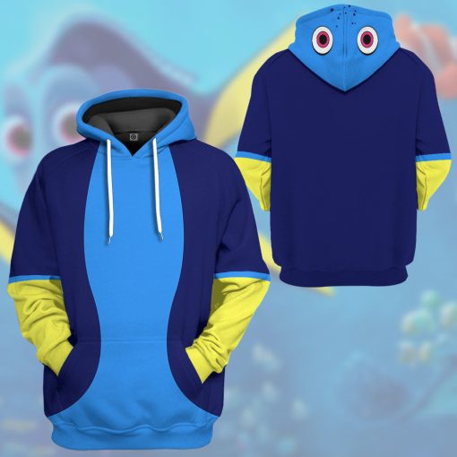 Gearhumans 3D Finding Nemo Dory Cosplay Costume Custom Hoodie Tshirt Apparel 15 Gearhumans 3D Finding Nemo Dory Cosplay Costume Custom Hoodie Tshirt Apparel - Image 15