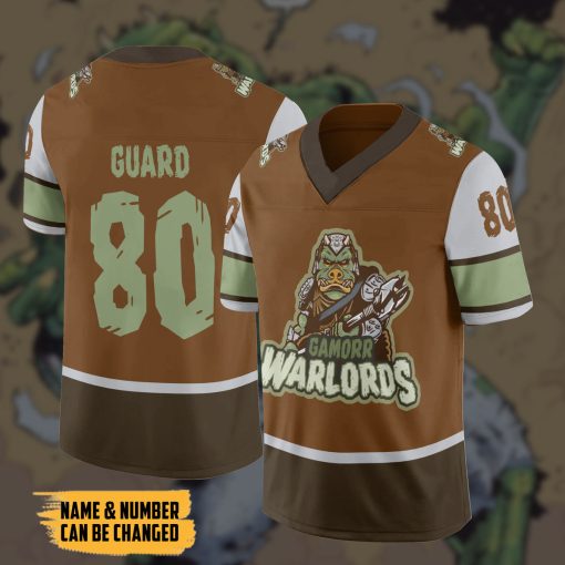 Gearhumans 3D SW Gamorr Warlords Custom Name Custom Number Jersey - Image 4