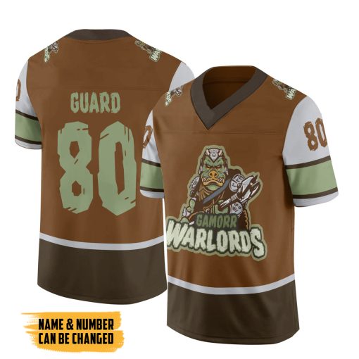 Gearhumans 3D SW Gamorr Warlords Custom Name Custom Number Jersey - Image 3