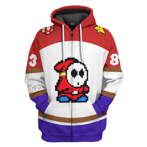 Gearhumans 3D Shy Guy Sports Custom Name Custom Number Hoodie Tshirt Apparel - Image 21