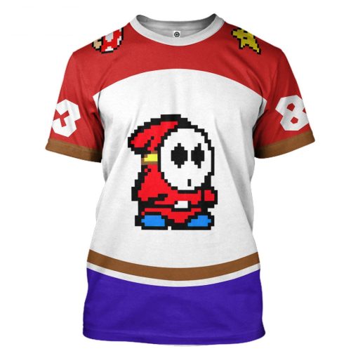 Gearhumans 3D Shy Guy Sports Custom Name Custom Number Hoodie Tshirt Apparel - Image 20