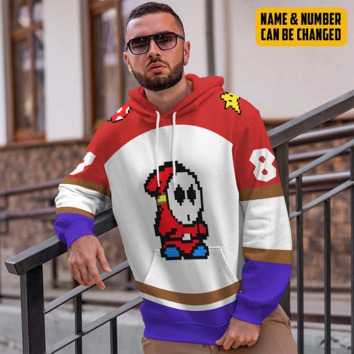 Gearhumans 3D Shy Guy Sports Custom Name Custom Number Hoodie Tshirt Apparel - Image 14