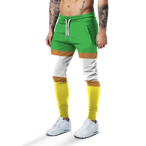 Gearhumans 3D Green Koopa Troopa Sports Custom Sweatpants