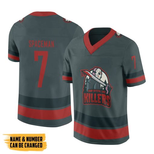 Gearhumans 3D Camp Srystal Lake Killers Custom Name Custom Number Jersey