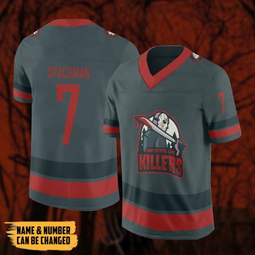Gearhumans 3D Camp Srystal Lake Killers Custom Name Custom Number Jersey