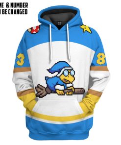 Gearhumans 3D Magikoopas Kamek Sports Custom Name Custom Number Hoodie Tshirt Apparel