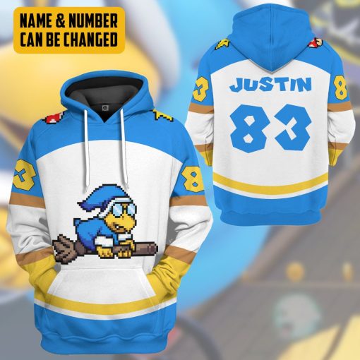 Gearhumans 3D Magikoopas Kamek Sports Custom Name Custom Number Hoodie Tshirt Apparel - Image 12