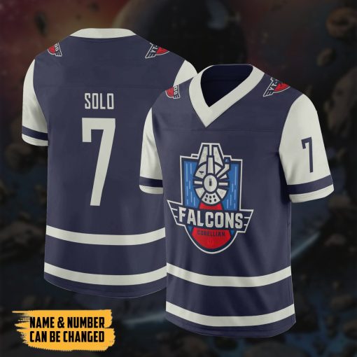 Gearhumans 3D SW Falcons Custom Name Custom Number Jersey - Image 4