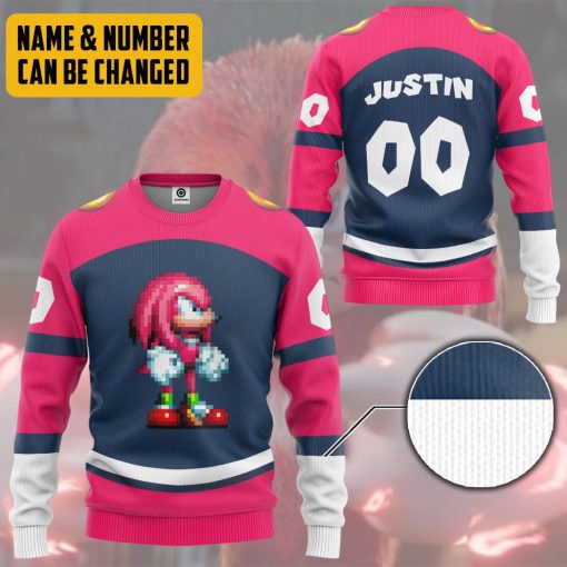 Gearhumans 3D STH Knuckles Sport Custom Name Custom Number Hoodie Tshirt Apparel - Image 12