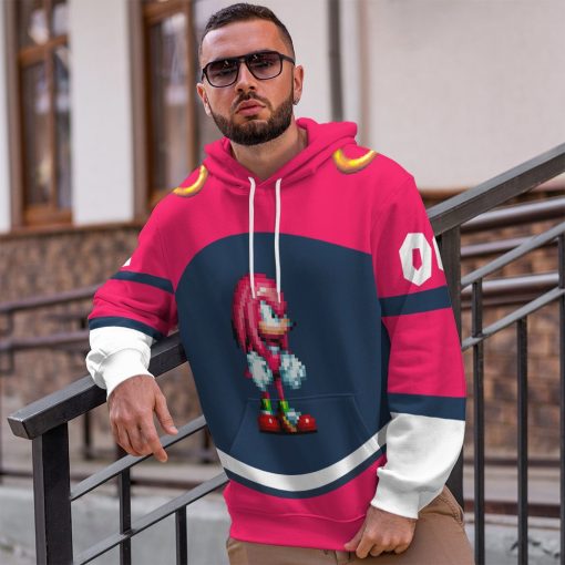 Gearhumans 3D STH Knuckles Sport Custom Name Custom Number Hoodie Tshirt Apparel - Image 9