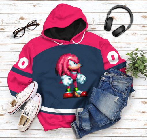 Gearhumans 3D STH Knuckles Sport Custom Name Custom Number Hoodie Tshirt Apparel - Image 14
