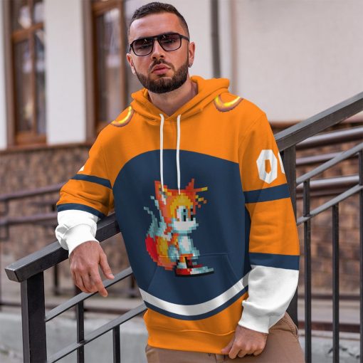 Gearhumans 3D STH Tails Sport Custom Name Custom Number Hoodie Tshirt Apparel - Image 15