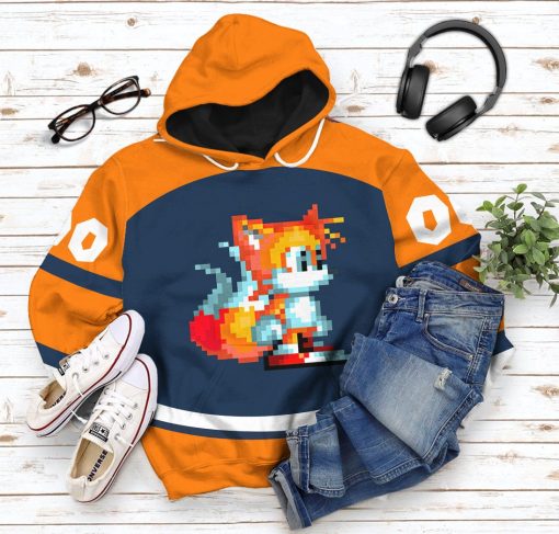 Gearhumans 3D STH Tails Sport Custom Name Custom Number Hoodie Tshirt Apparel - Image 20