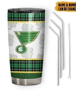 Gearhumans 3D St Louis Blues St Patrick Day Custom Name Custom Number