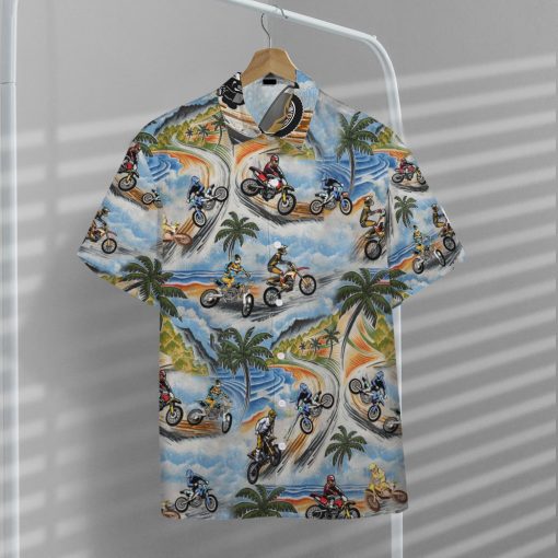 Gearhumans 3D Motocross Hawaii Shirt