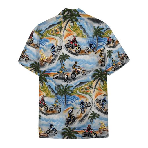 Gearhumans 3D Motocross Hawaii Shirt