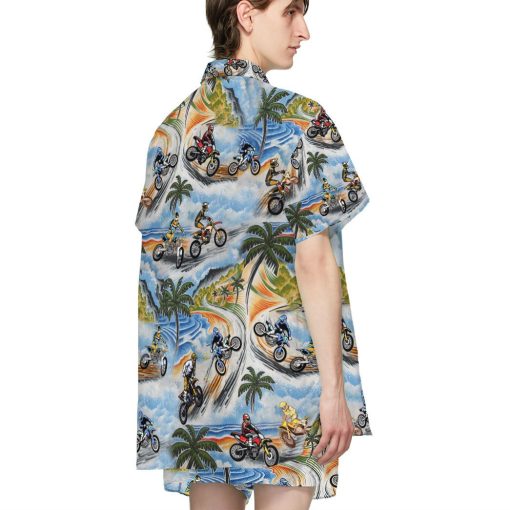 Gearhumans 3D Motocross Hawaii Shirt