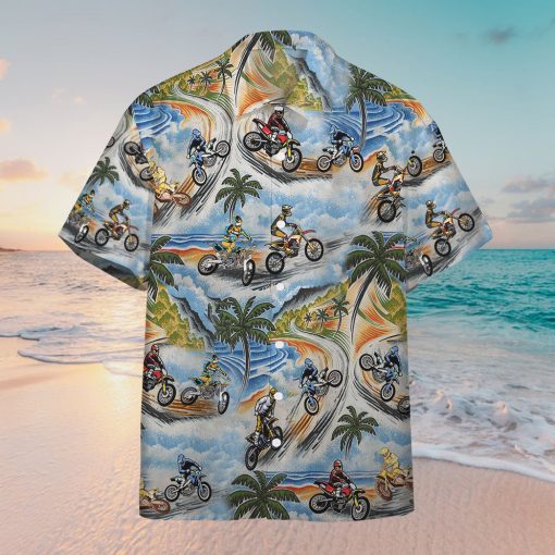 Gearhumans 3D Motocross Hawaii Shirt